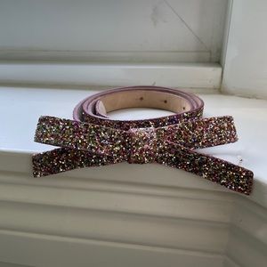 Kate Spade Glitter Belt Size Large